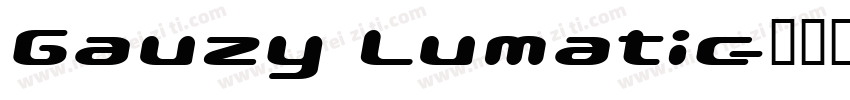 Gauzy Lumatic字体转换